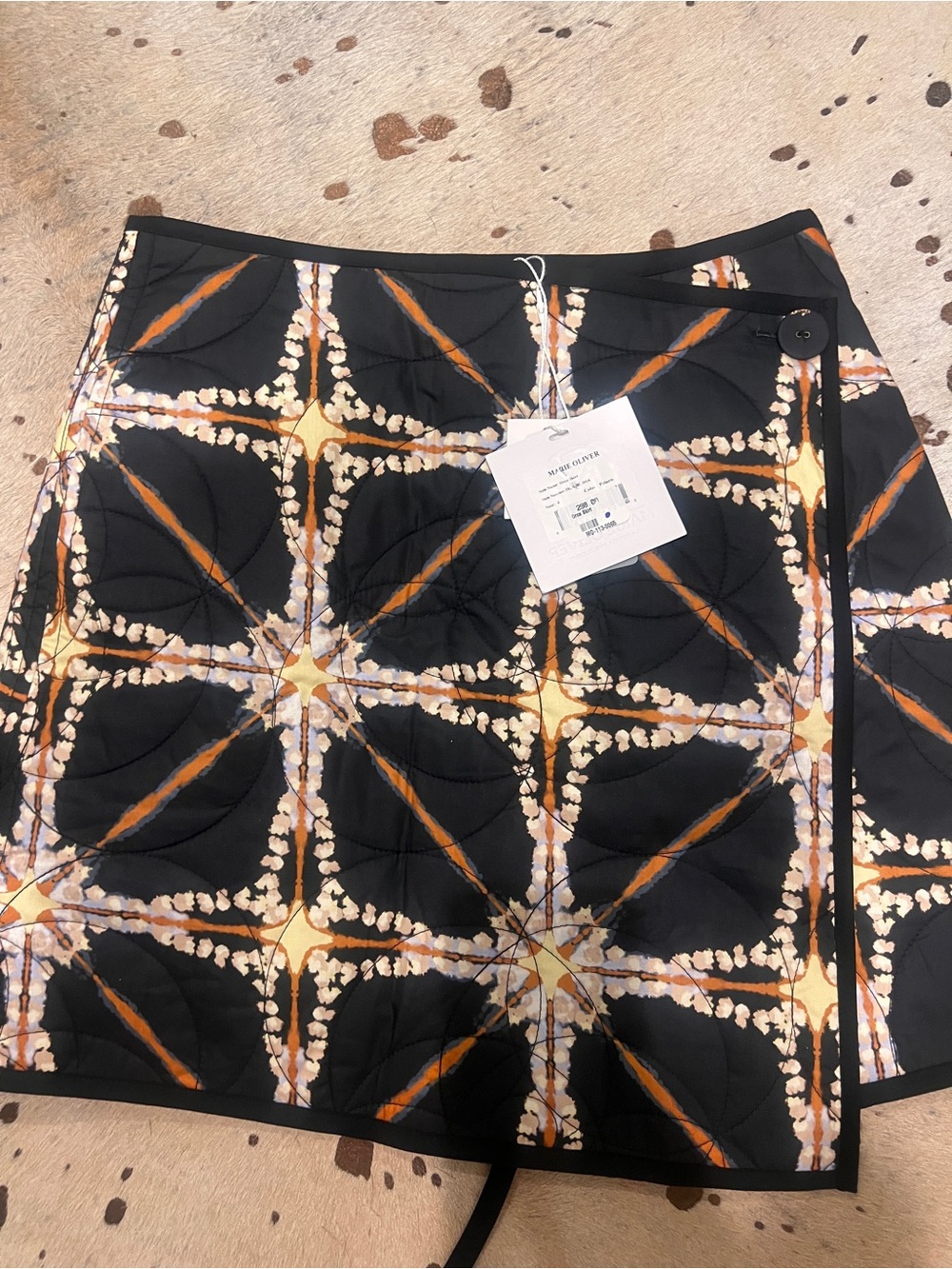 Marie Oliver Reversible Orca Wrap Skirt